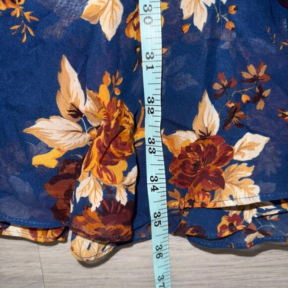 Veronica Beard Hedera Dress Electric Blue Floral Mini size 12 - Picture 6 of 13
